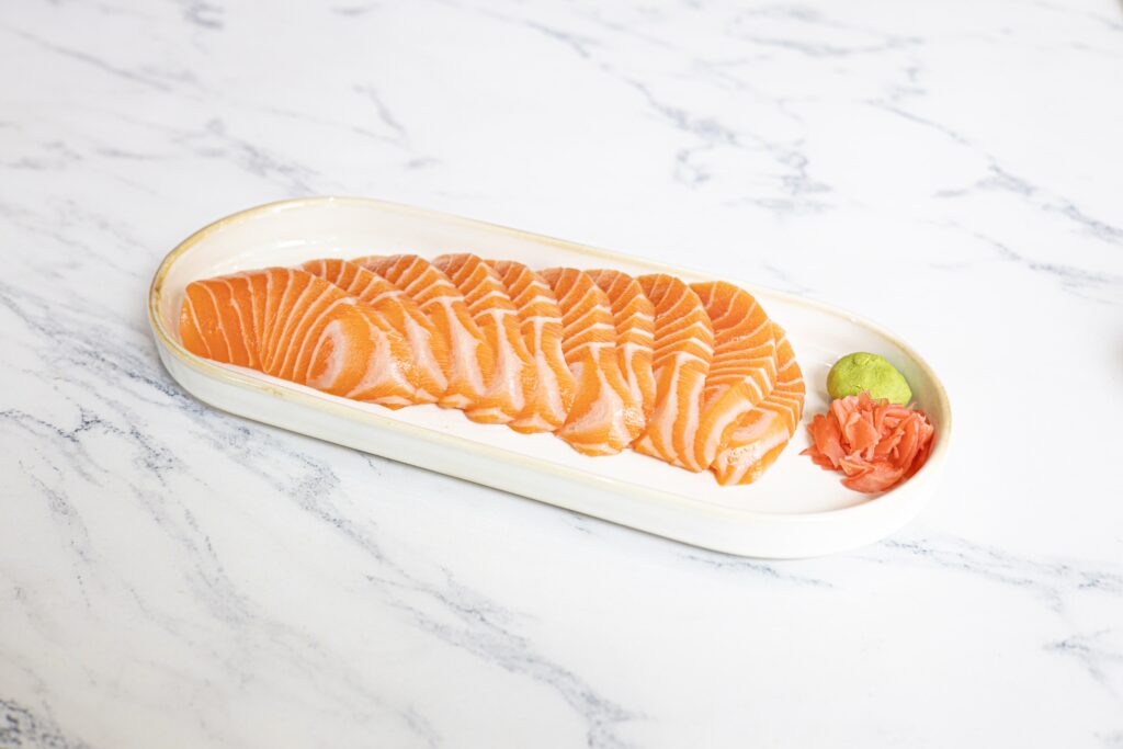sashimi saumon